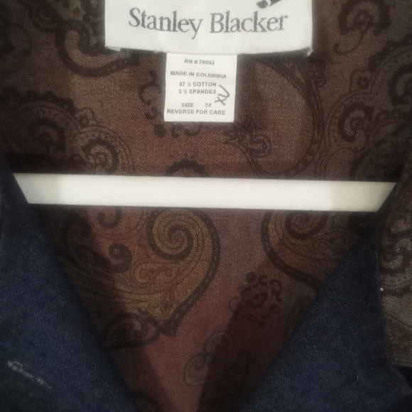 🎉HP🎉 Stanley blacker jean jacket - Picture 2 of 7